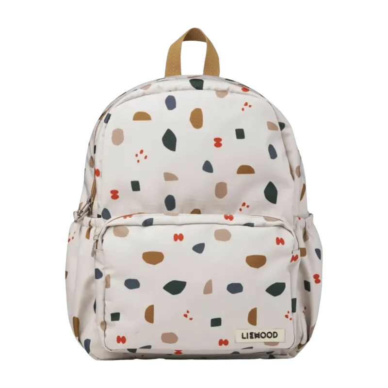 Sac à dos geometric foggy mix blanc James - Liewood - The Cool Republic