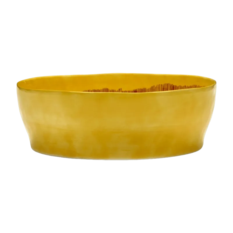 Saladier jaune 27,5 x 9,5 cm Stripes Feast - Serax - The Cool Republic