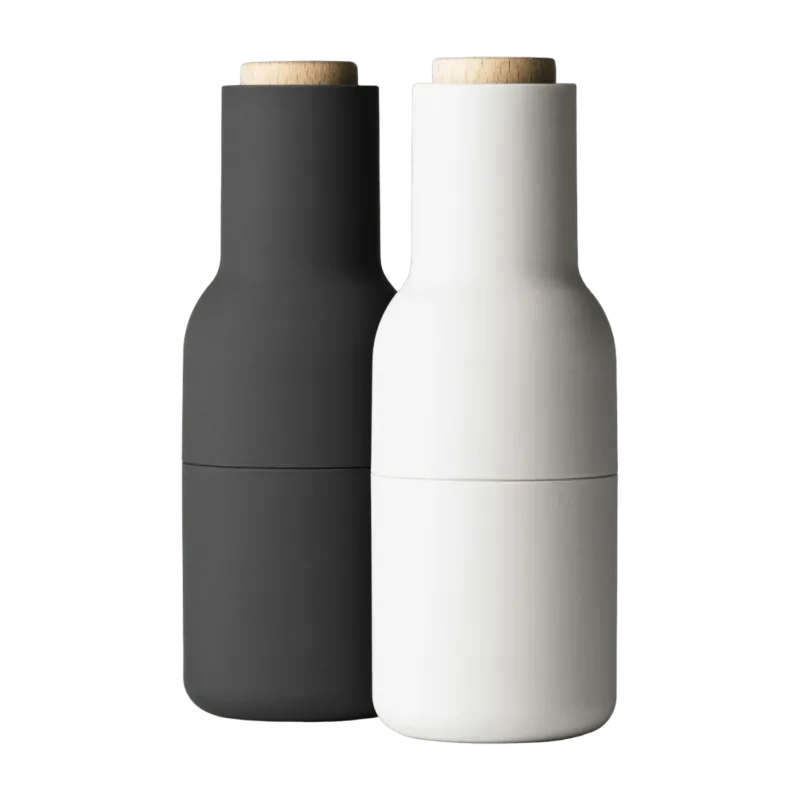 Salière et Moulin à poivre noir et blanc Grinder - Audo - The Cool Republic