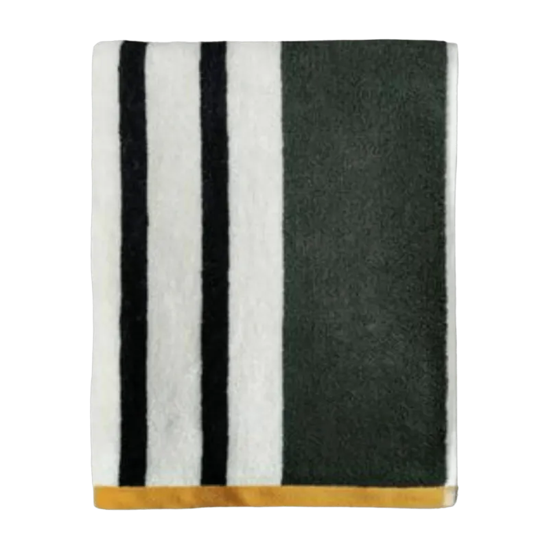 Serviette de bain 50 x 95 cm vert olive Boudoir - Mette Ditmer - The Cool Republic