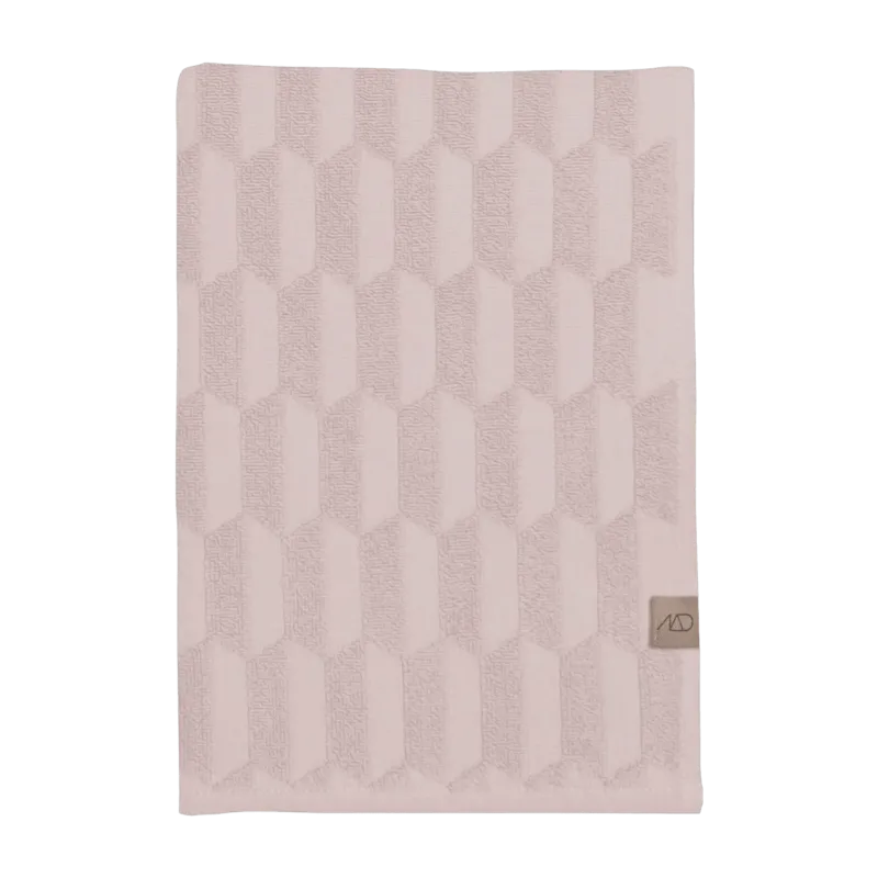 Serviette de bain rose 70 x 133 cm Geo - Mette Ditmer - The Cool Republic