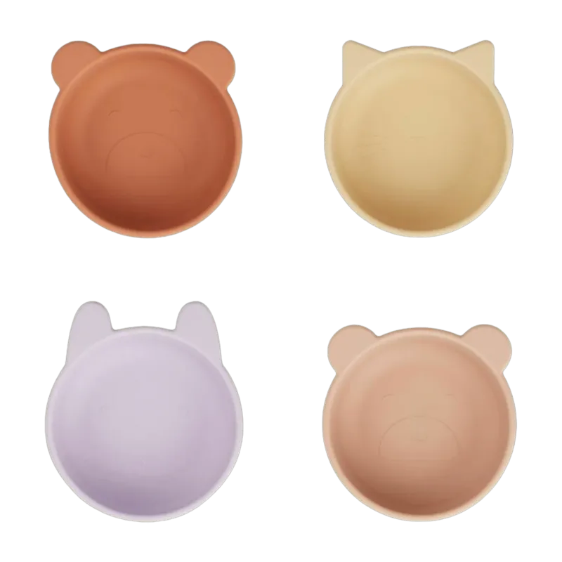 Set 4 bols en silicone Iggy - Liewood - The Cool Republic