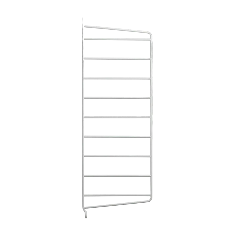 Set de 2 montants muraux en acier blanc 50 x 20 cm - String furniture - The Cool Republic