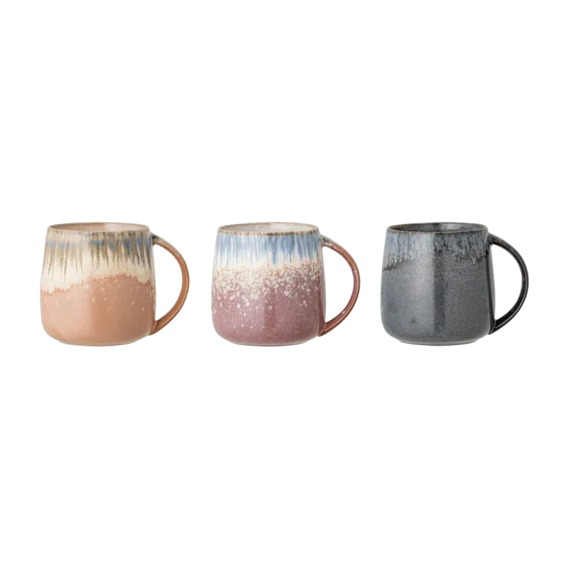 Set de 3 tasses en grès Cloe - Bloomingville - The Cool Republic