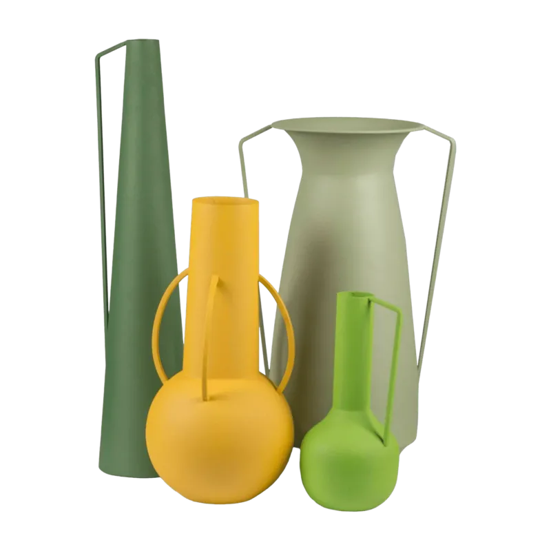 Set de 4 vases décoratifs tons verts Roman - Pols Potten - The Cool Republic
