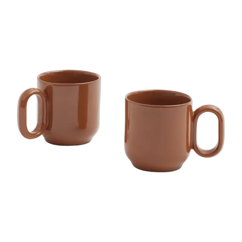 Set de deux tasses en terre cuite Barro - Hay - The Cool Republic