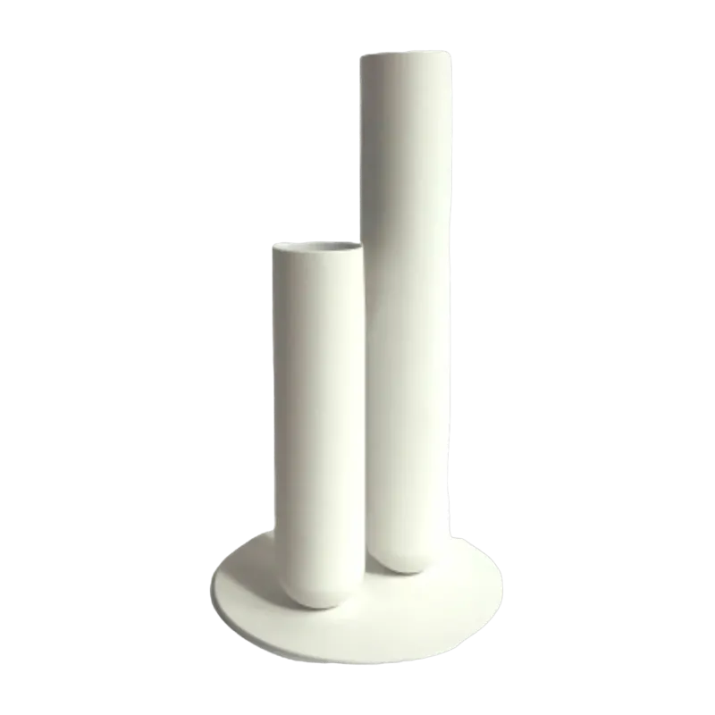 Soliflore en métal blanc poudré - Mlle Jo - The Cool Republic