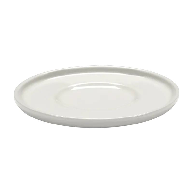 Soucoupe pour tasse à cappuccino en porcelaine ivoire Cena - Serax - The Cool Republic
