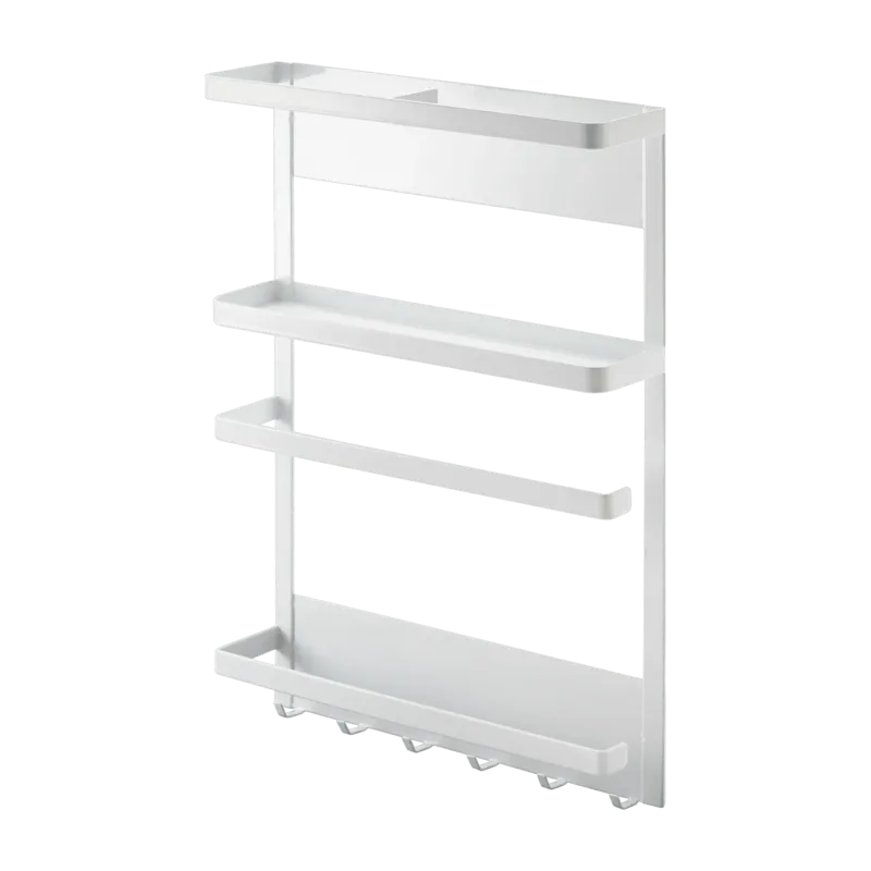 Support de rangement magnétique pour réfrigérateur blanc Tower - Yamazaki - The Cool Republic