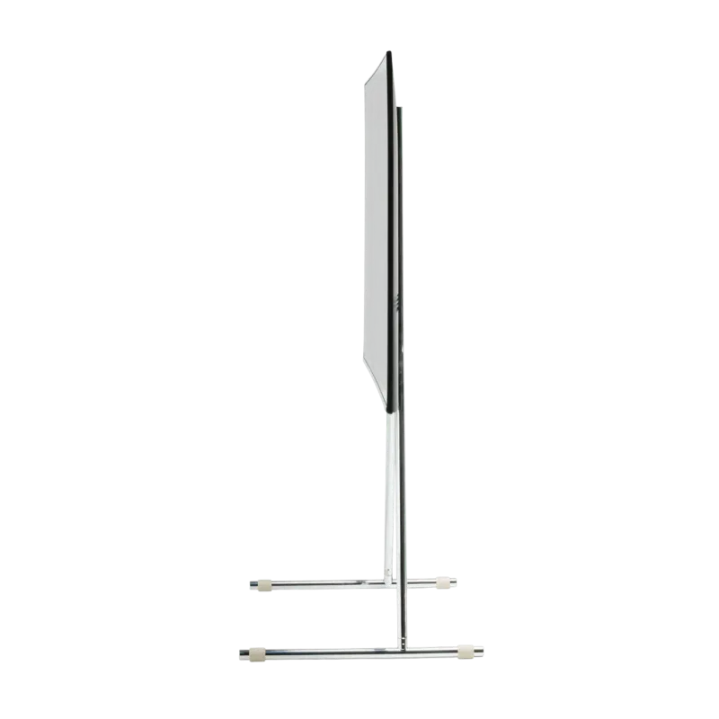 Support pour tv en métal chromé 45x102cm Viva - Pedestal - The Cool Republic
