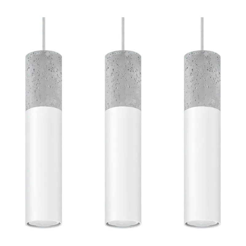 Suspension blanche Borgio 3 - Sollux - The Cool Republic