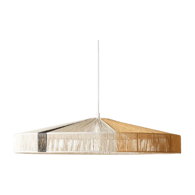 Suspension corde blanche et orange - HKliving - The Cool Republic