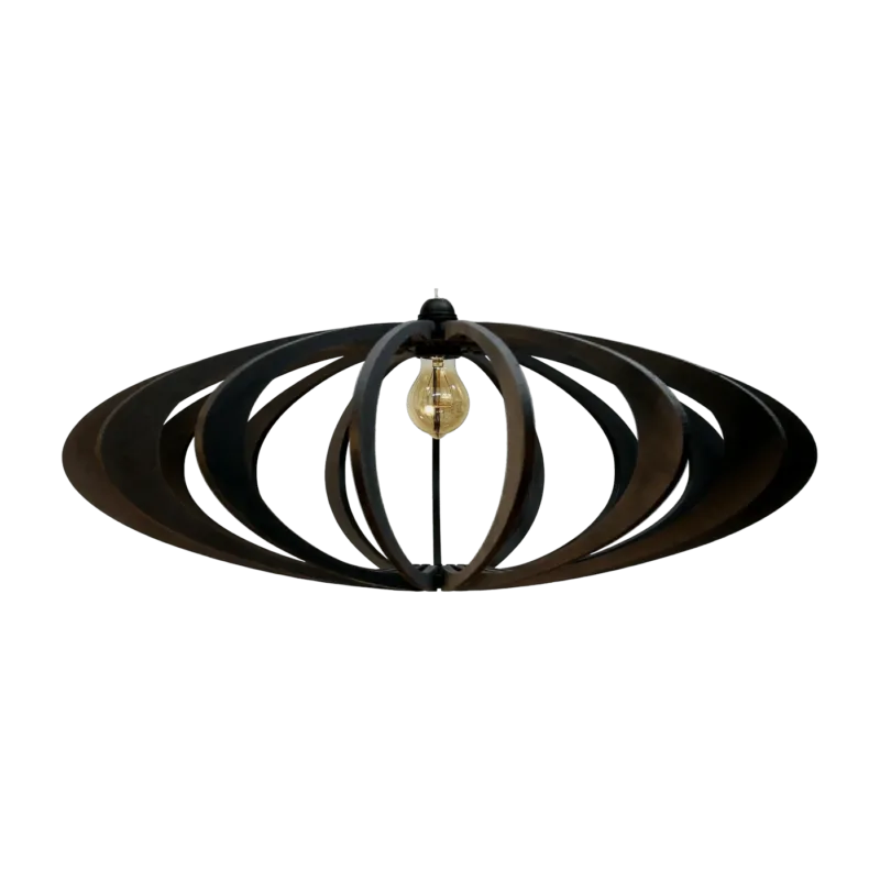 Suspension Design bois noir 70cm ROLLING BLACK - RIF - The Cool Republic