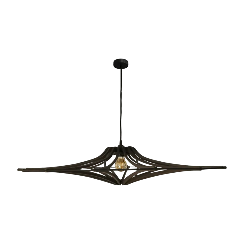 Suspension Design bois noir 90cm SINGING BLACK - RIF - The Cool Republic
