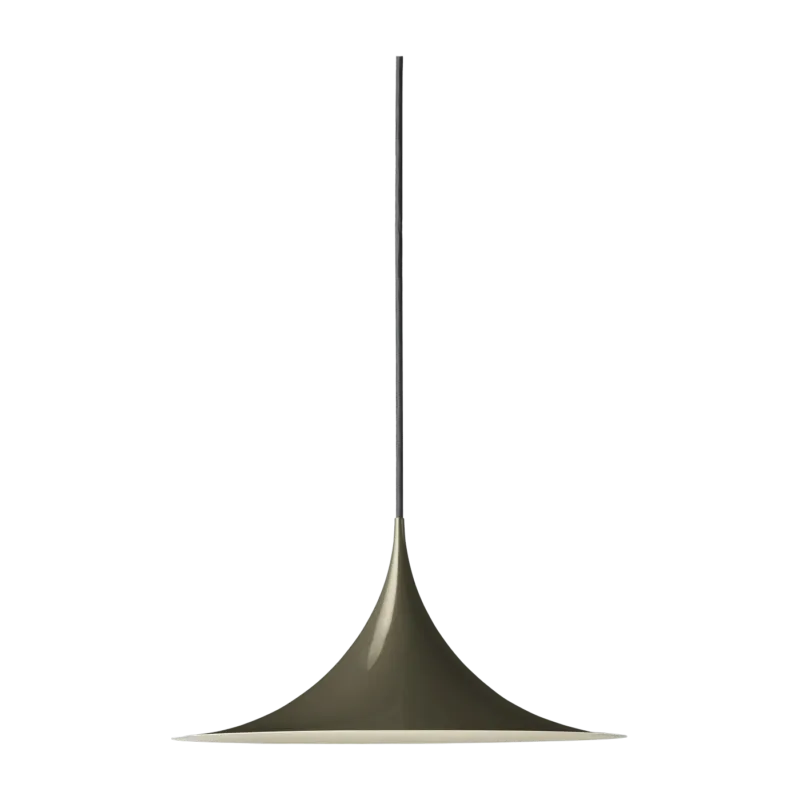Suspension design en acier marron noir brillant 30cm Semi - Gubi - The Cool Republic