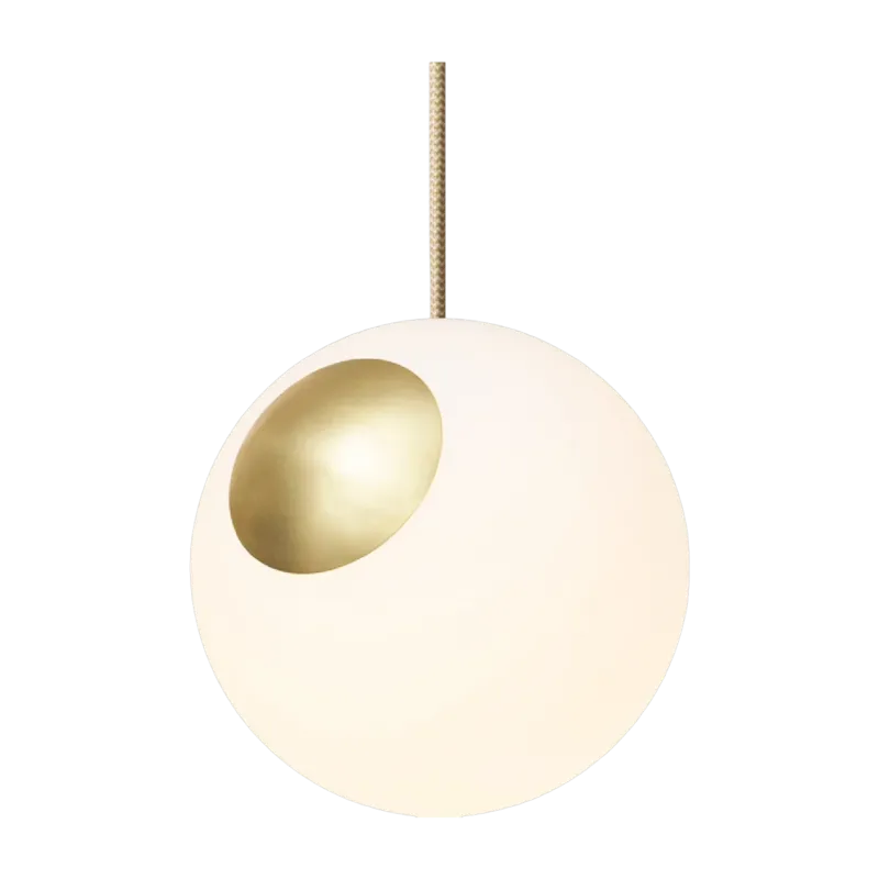 Suspension détail doré câble beige Bright Spot - Nordic Tales - The Cool Republic