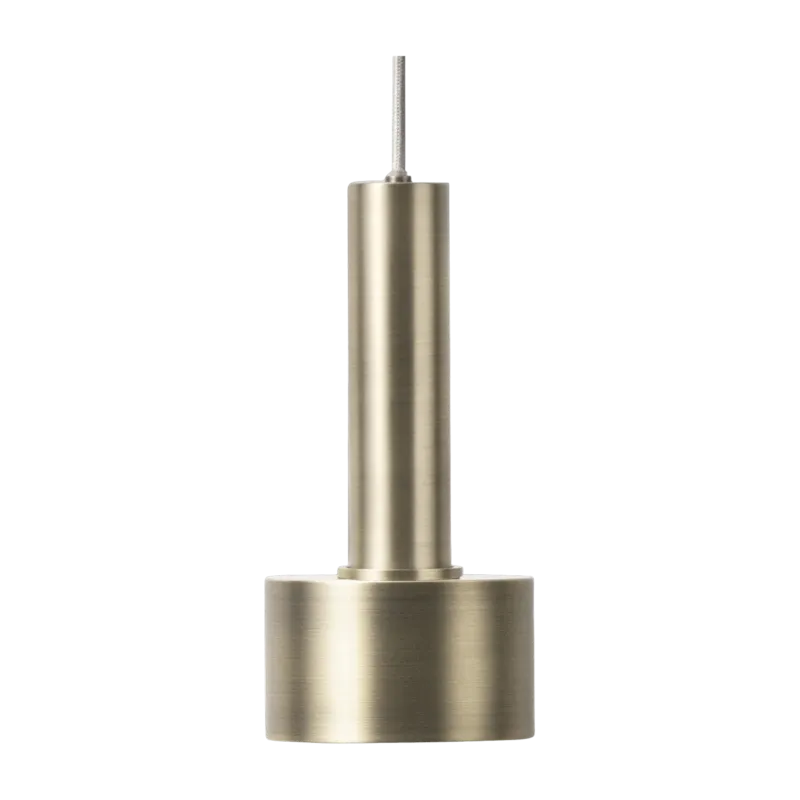 Suspension doré socket high doré Disc Collect - Ferm Living - The Cool Republic