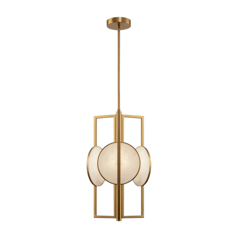 Suspension dorée 3 ampoules Marmo - Maytoni - The Cool Republic
