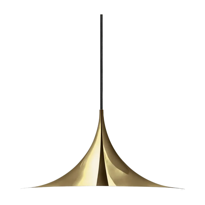 Suspension dorée 60 cm Semi - Gubi - The Cool Republic