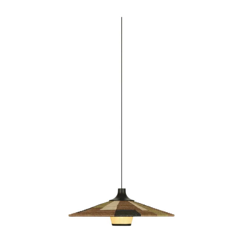 Suspension en abaca tissée marron M Parrot - Forestier - The Cool Republic