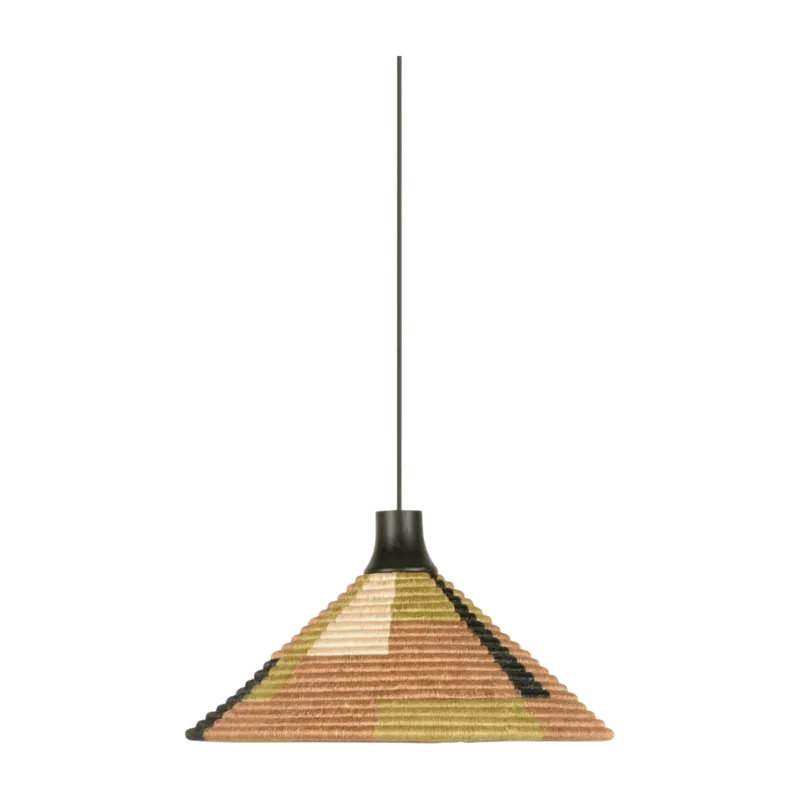 Suspension en abaca tissée marron S Parrot - Forestier - The Cool Republic