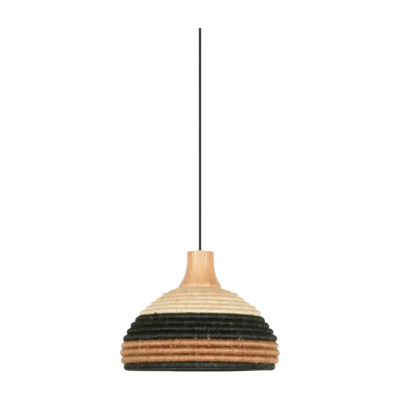 Suspension en abaca tissée marron XS Grass - Forestier - The Cool Republic
