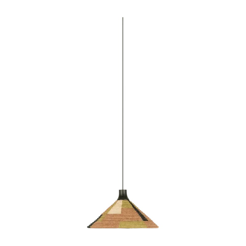 Suspension en abaca tissée marron XS Parrot - Forestier - The Cool Republic