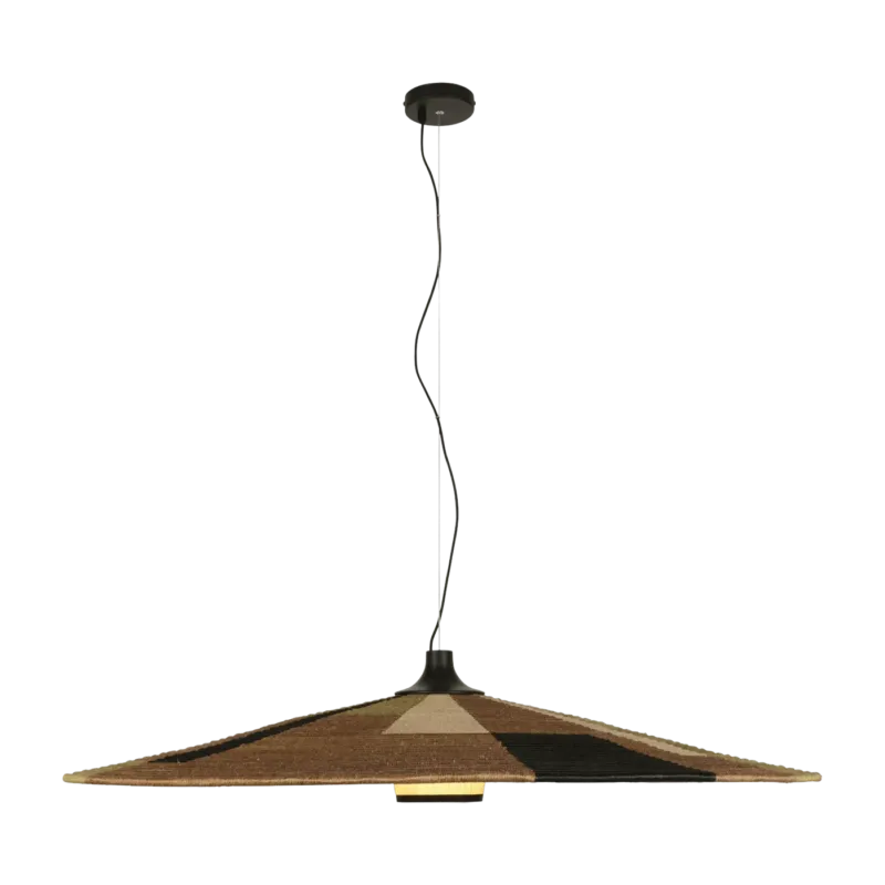 Suspension en abaca tissée marron XXL Parrot - Forestier - The Cool Republic