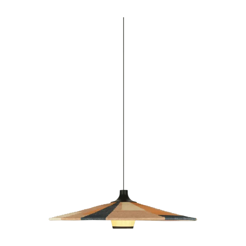 Suspension en abaca tissée sable L Parrot - Forestier - The Cool Republic