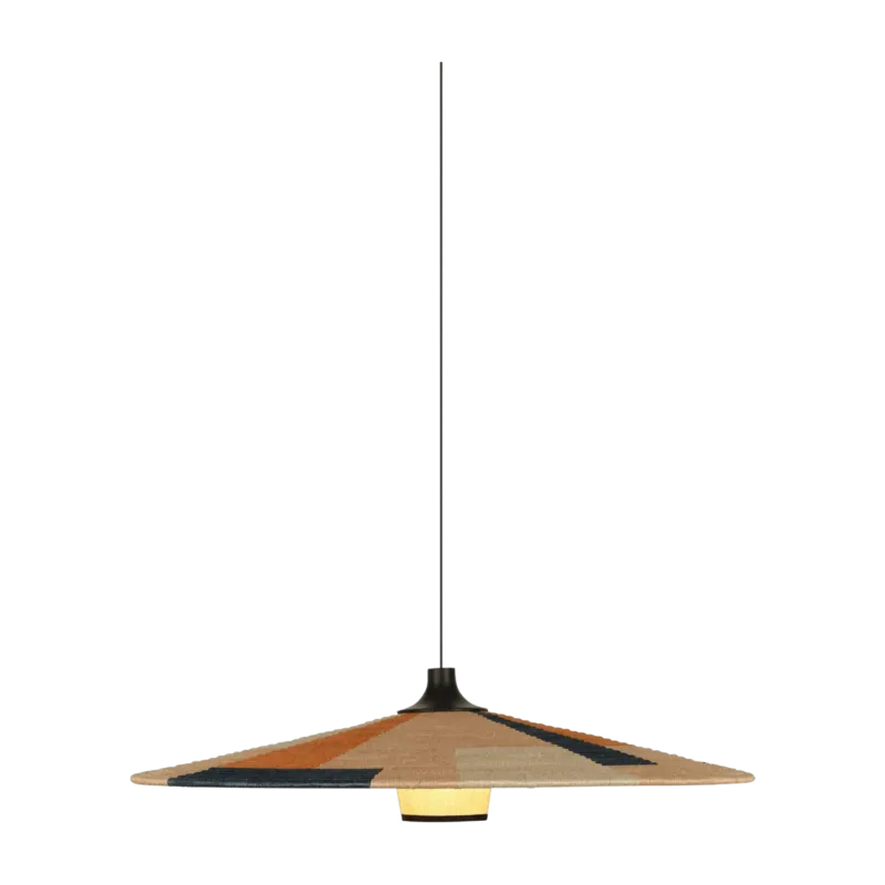 Suspension en abaca tissée sable XL Parrot - Forestier - The Cool Republic