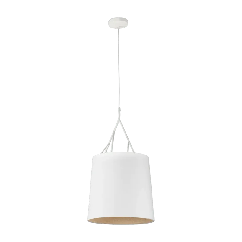 Suspension en acier blanc Tree - Faro Barcelona - The Cool Republic