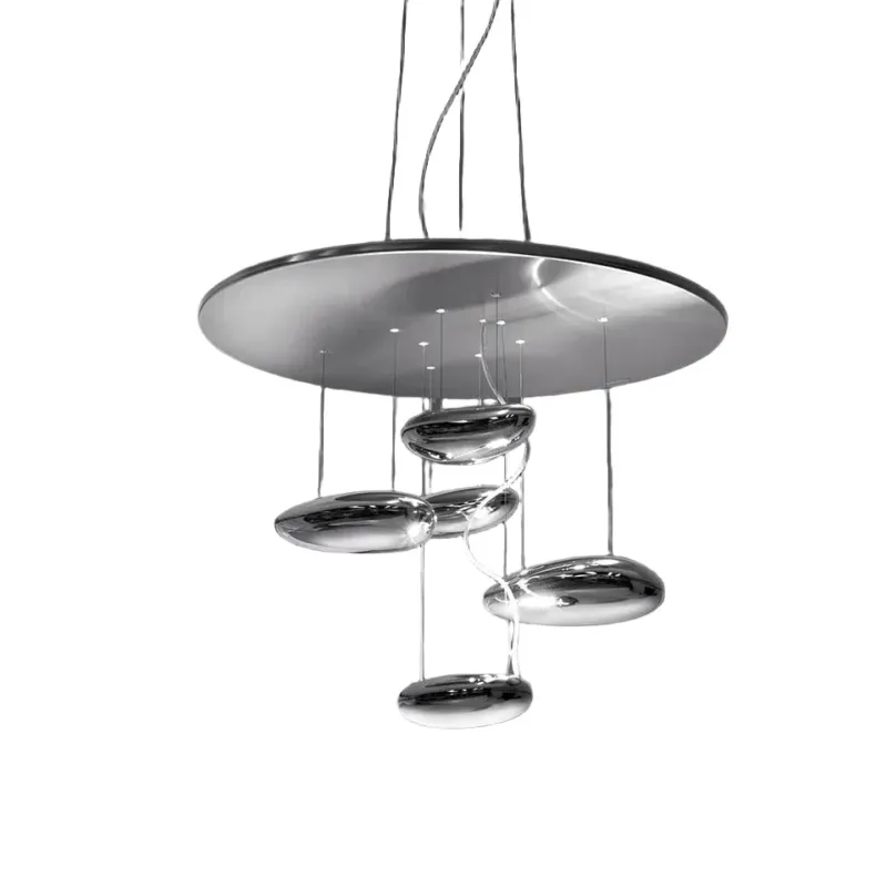 Suspension en acier chromé 70x56cm Mercury mini - Artemide - The Cool Republic
