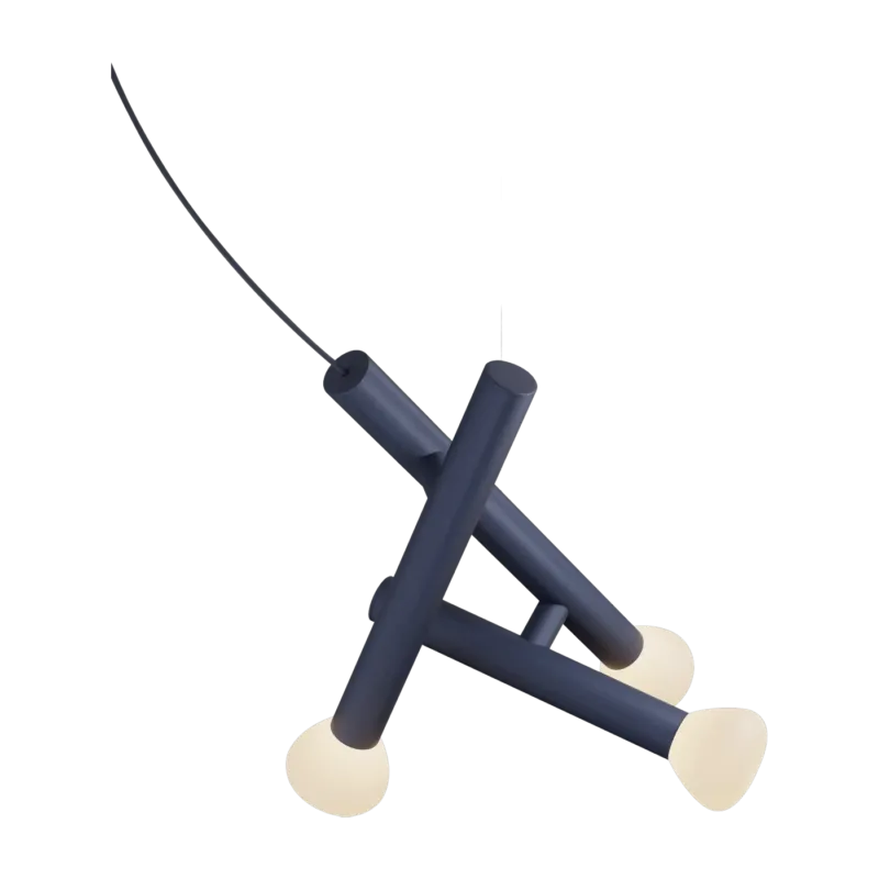 Suspension en aluminium bleu nuit Parc n°4 - Lambert & Fils - The Cool Republic