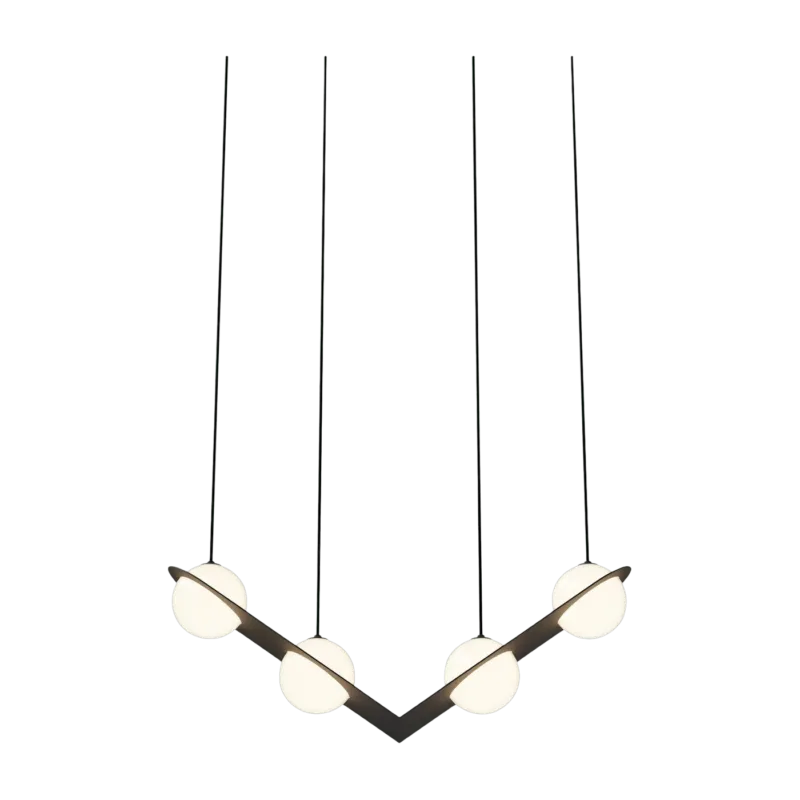 Suspension en aluminium noir Laurent n°2 - Lambert & Fils - The Cool Republic