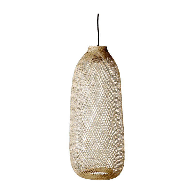 Suspension en bambou beige L Nature Evert - Bloomingville - The Cool Republic