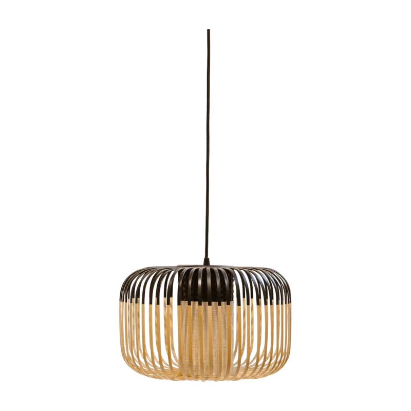 Suspension en bambou noir 35 cm Bamboo Light - Forestier - The Cool Republic