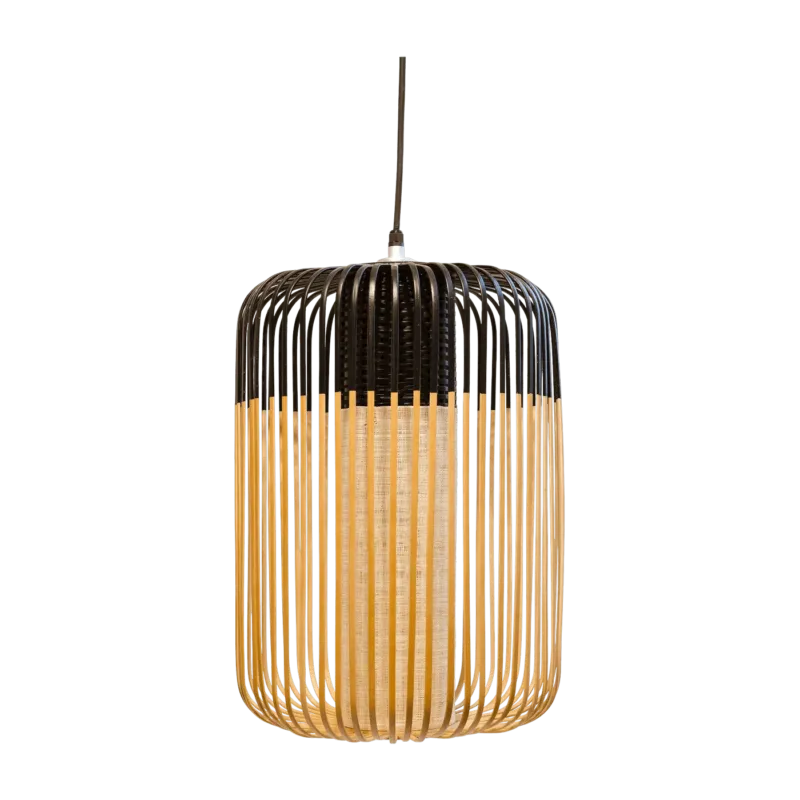 Suspension en bambou noire L Bamboo outdoor - Forestier - The Cool Republic