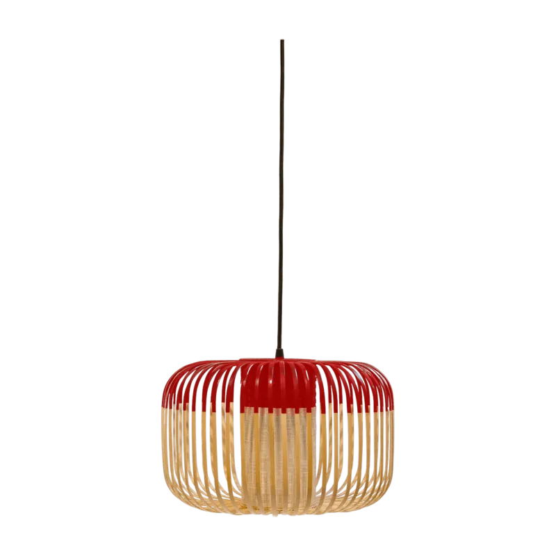 Suspension en bambou rouge S Bamboo - Forestier - The Cool Republic