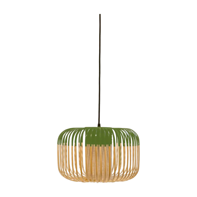 Suspension en bambou verte S Bamboo outdoor - Forestier - The Cool Republic