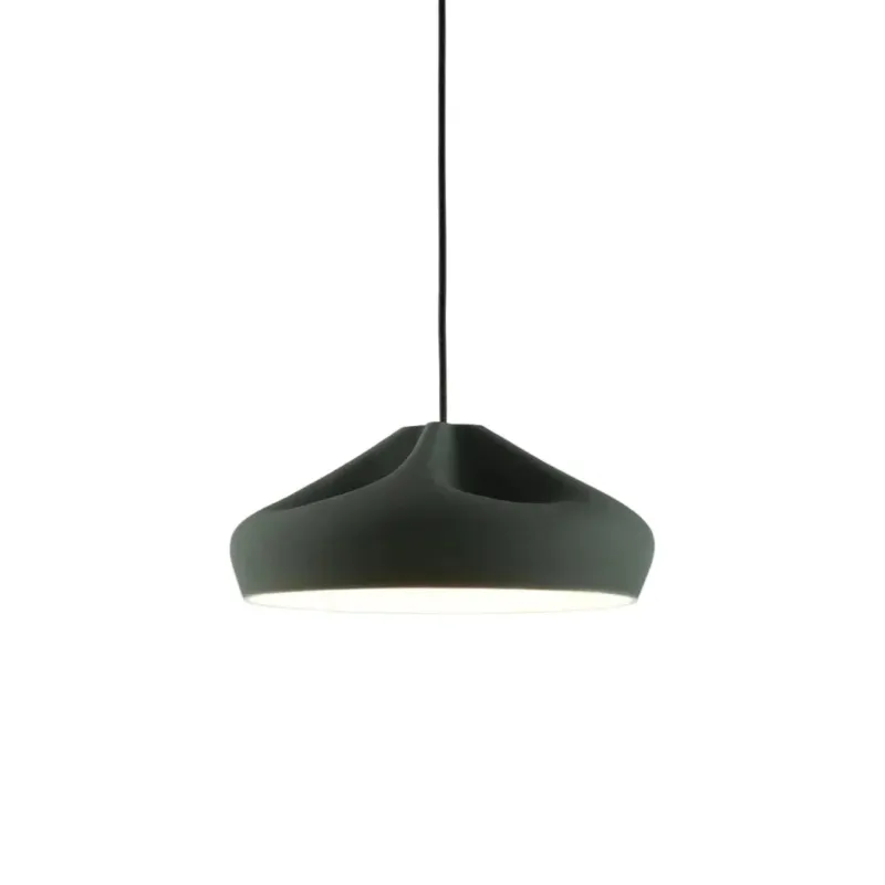 Suspension en céramique verte 16x34cm Pleat Box 36 - Marset - The Cool Republic
