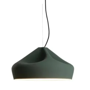 Suspension en céramique verte 44x26cm Pleat Box 47 - Marset - The Cool Republic