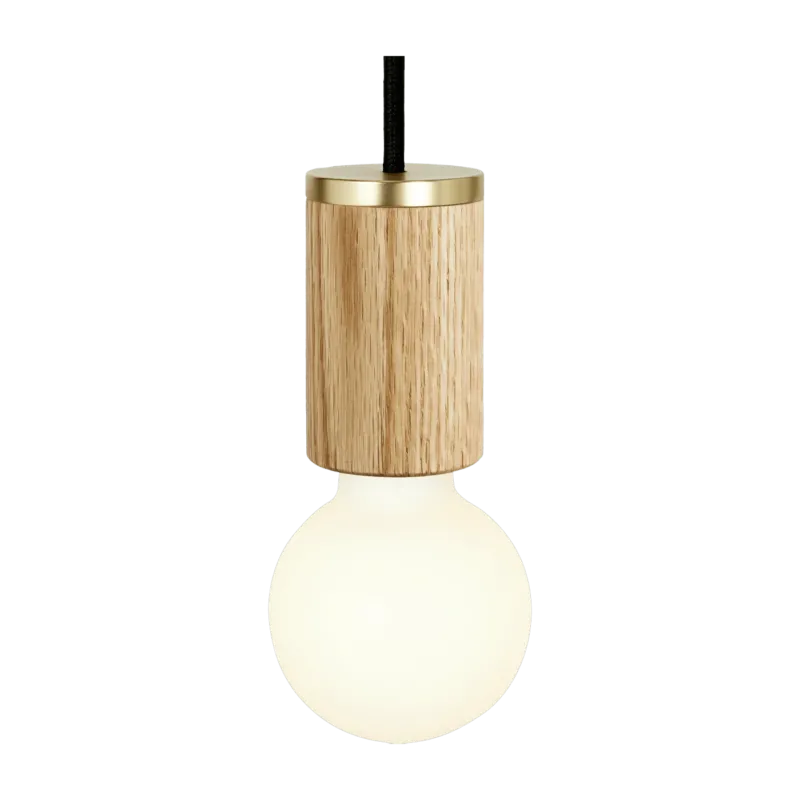 Suspension en chêne Knuckle et ampoule Sphere II - Tala - The Cool Republic