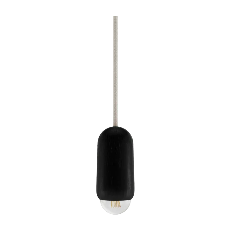 Suspension en frêne noir 5,5 x 14,5 cm Luce - Hartô - The Cool Republic