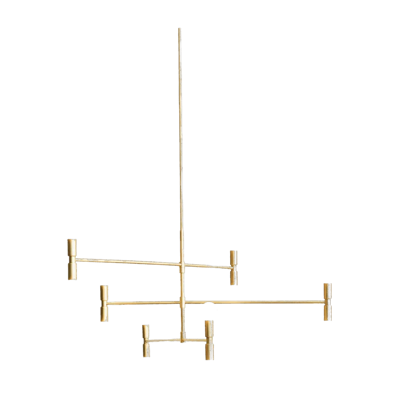 Suspension en laiton 93 cm Dot Atomium - Lambert & Fils - The Cool Republic