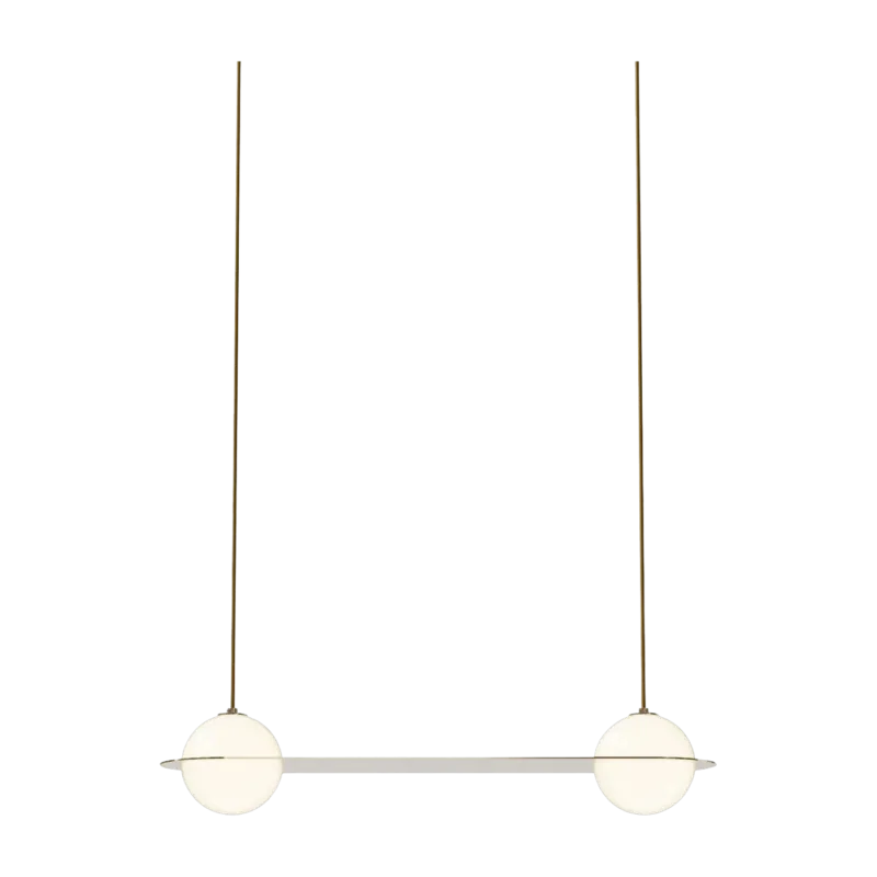 Suspension en laiton et câbles dorés Laurent n°3 - Lambert & Fils - The Cool Republic