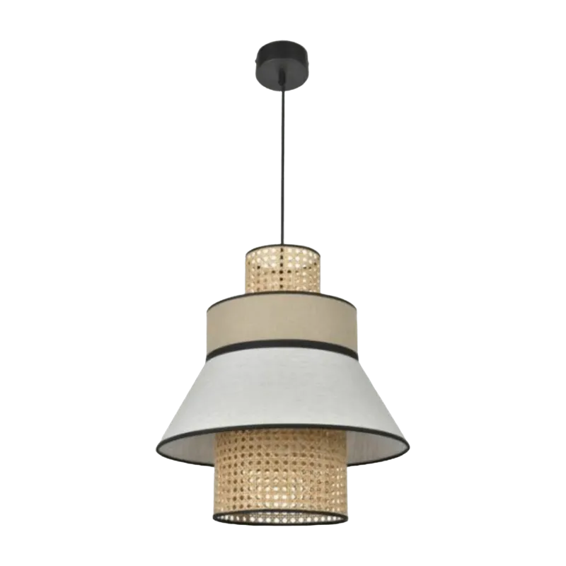 Suspension en lin nude 194 x 40 cm Singapour - Market set - The Cool Republic