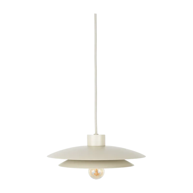 Suspension en métal beige 26,5cm Alba - The Cool Republic - The Cool Republic