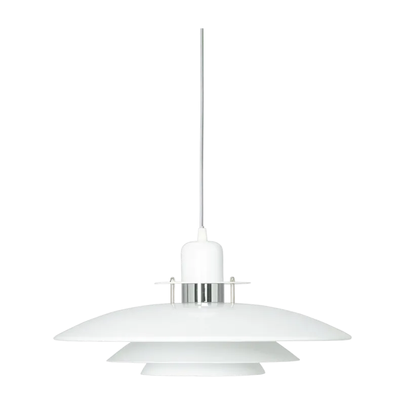 Suspension en métal blanc et support métal Primus I - Belid - The Cool Republic
