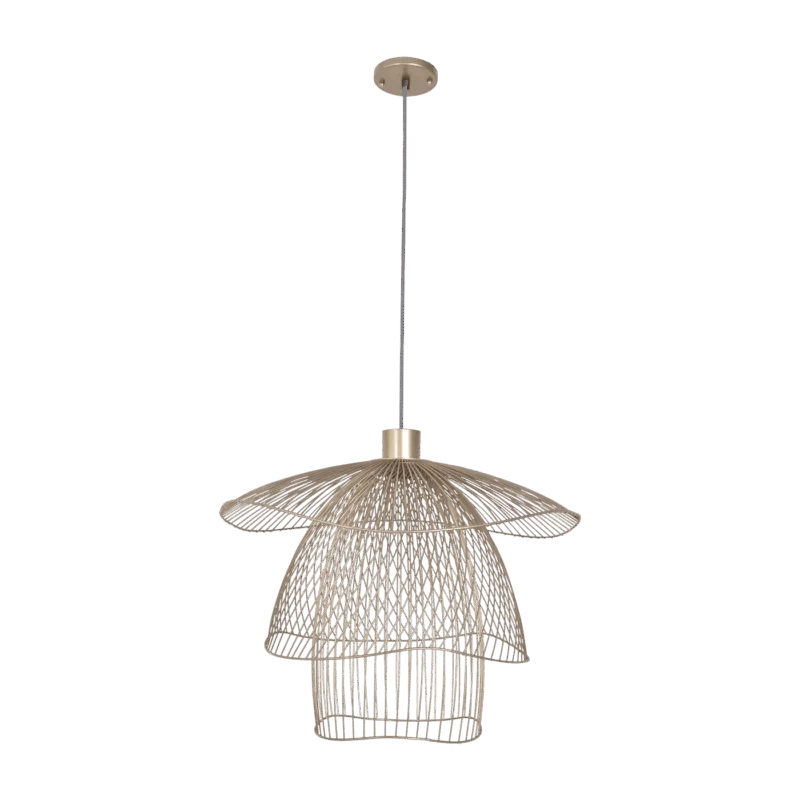 Suspension en métal champagne S Papillon - Forestier - The Cool Republic