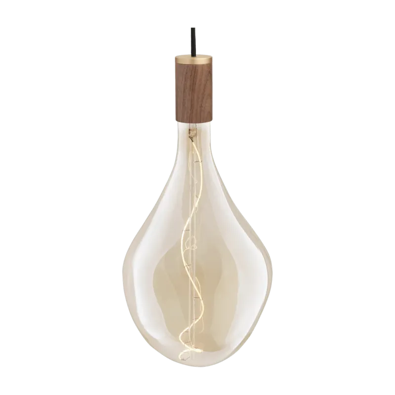 Suspension en noyer Knuckle et ampoule LED Voronoi III - tala - The Cool Republic